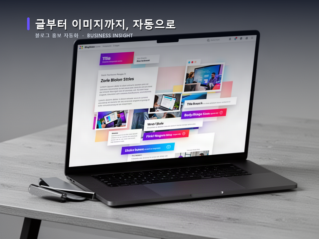 블로그 홍보 자동화