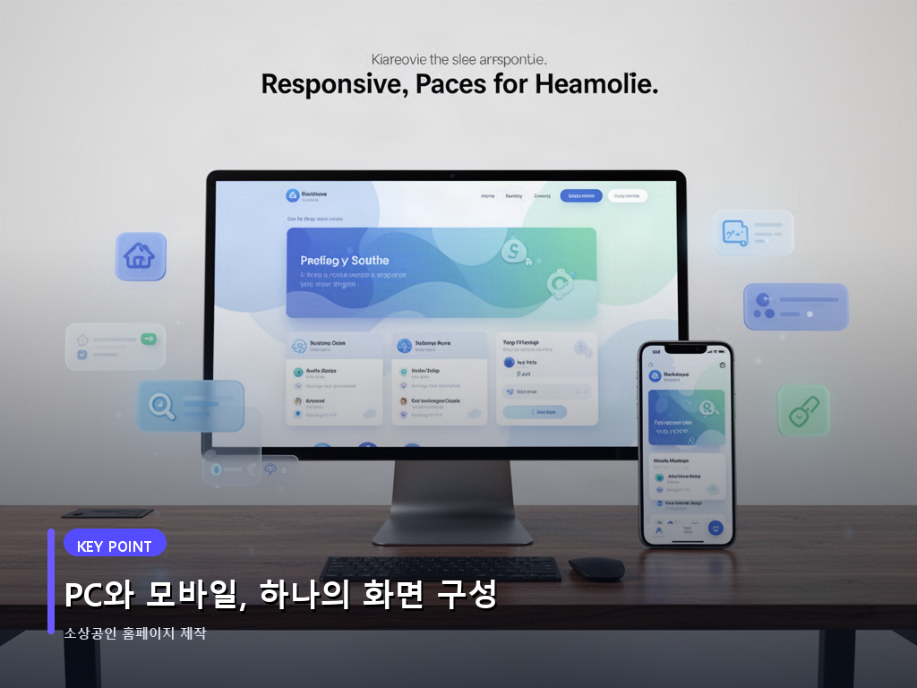 PC와 모바일, 하나의 화면 구성