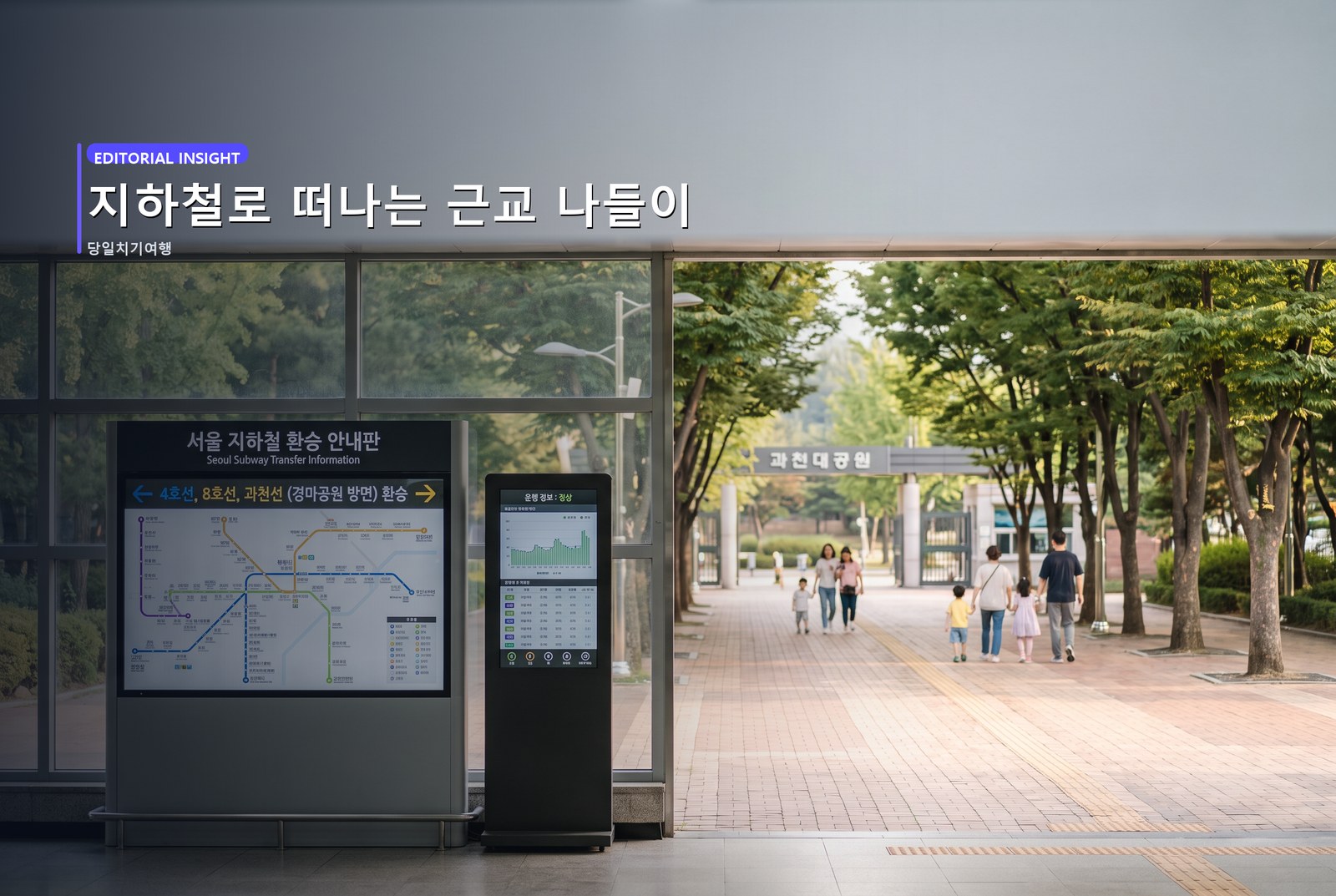 지하철로 떠나는 근교 나들이